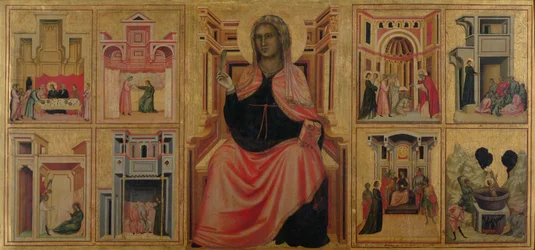 Sainte Cécile et scènes de sa vie, vers 1304